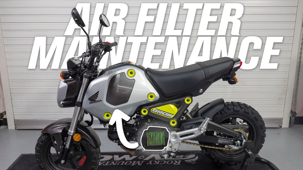 How To Change the Air Filter on a Honda Grom 125