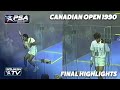 Squash throwbackthursday  jansher v jahangir  1990 canadian open final  extended highlights