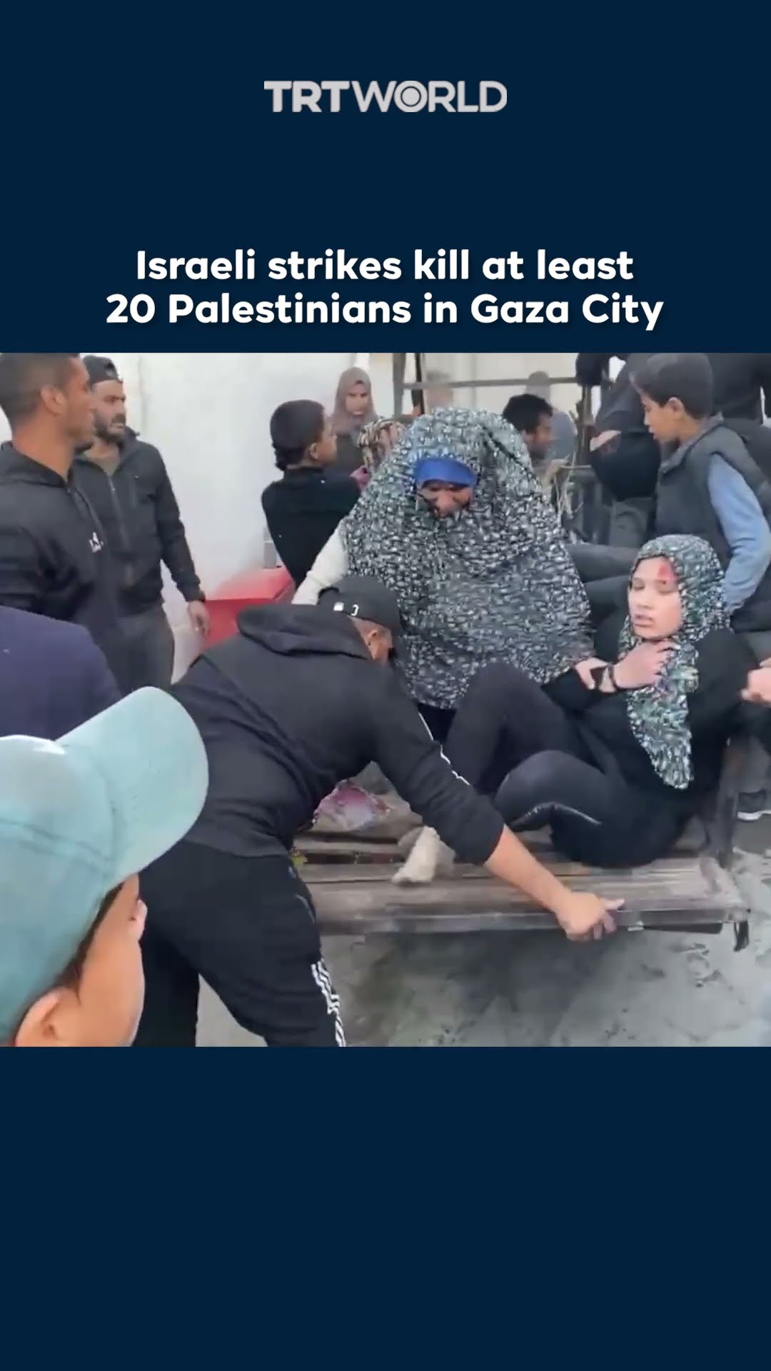 Israeli strikes kill at least 20 Palestinians in Gaza City