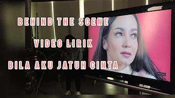 Enzy Storia juga bisa kalem loh 🤩  #Behindthescene Shoot Video Lirik "BILA AKU JATUH CINTA"