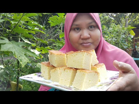 resepi Thai butter kek mudah by kak nur@ tip cara bakar kek