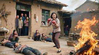 Boxeadora Viaja En Tiempovence A La Malvada,Patea Vecino Malvado Venga A La Protagonista Femenina