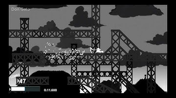 Dustforce Custom Level "Dust Noir" WR 0:57.201