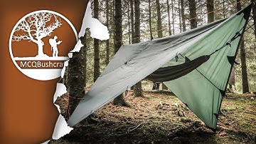 Bushcraft Hammock & Tarp Setup