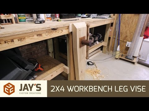 Installing a Leg Vise on a Workbench - 253