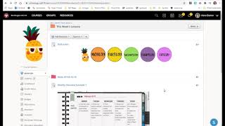 Creating Weekly Overview/Agendas in Schoology