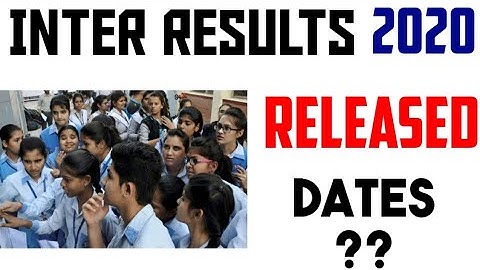 INTER RESULTS RELEASED DATES ?? || BSD TELUGU TECH