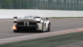 BEST OF FERRARI FXX K SOUNDS! #2 | FLAMES, DOWNSHIFTS AND INSANE ACCELERATIONS!