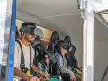 Virtual reality rollercoaster - mobile attraction powered by renewable electricity using EV battery
