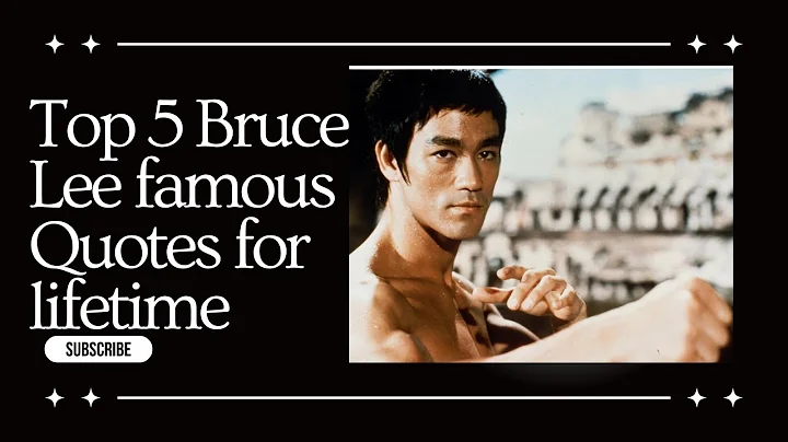 Martial Wisdom: Top 5 Life Lessons From Bruce Lee | Inspirational Quotes