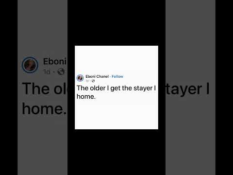 The Older I Get…
