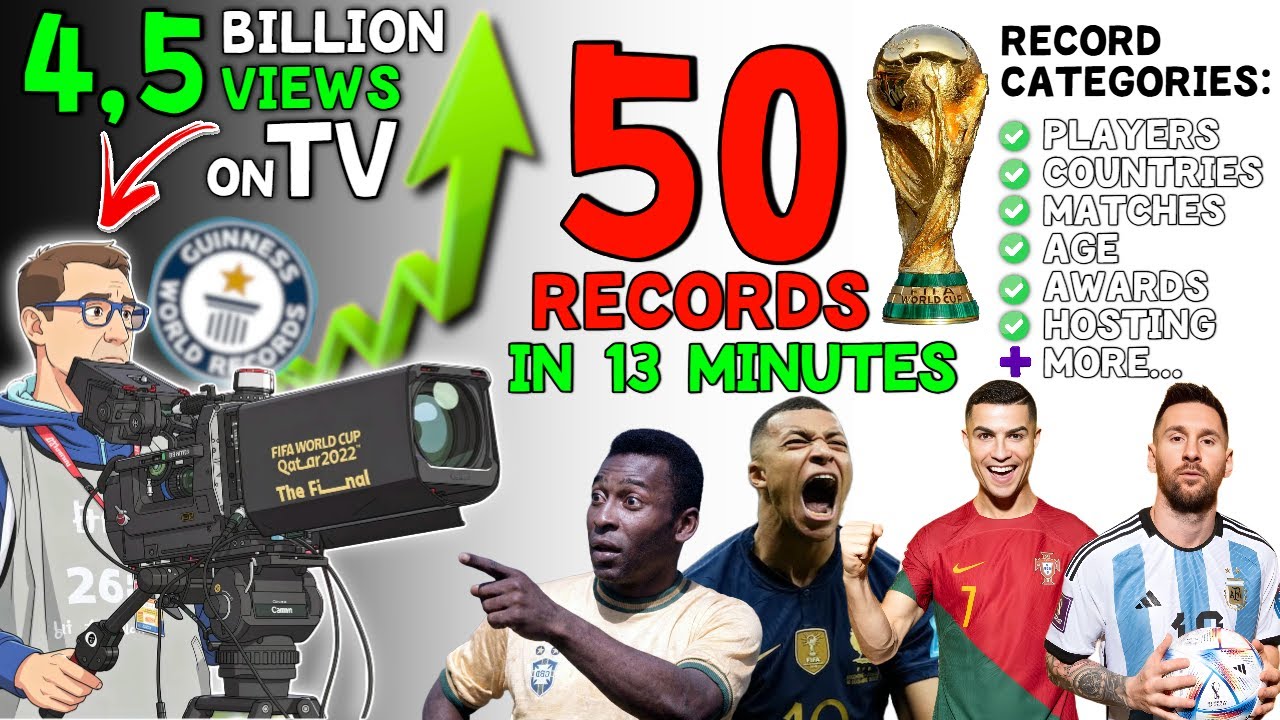 Чемпионат мира по футболу: 50 безумных рекордов, установленных игроками, командами и даже операто...