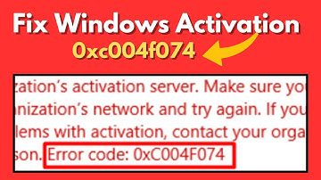 How to Fix Windows 10/11 Pro Activation Error 0xc004f074 (We can