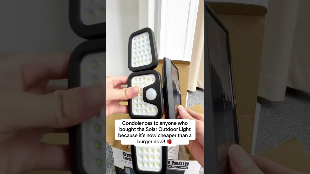 Eco-Friendly Solar Light for Outdoor Use 