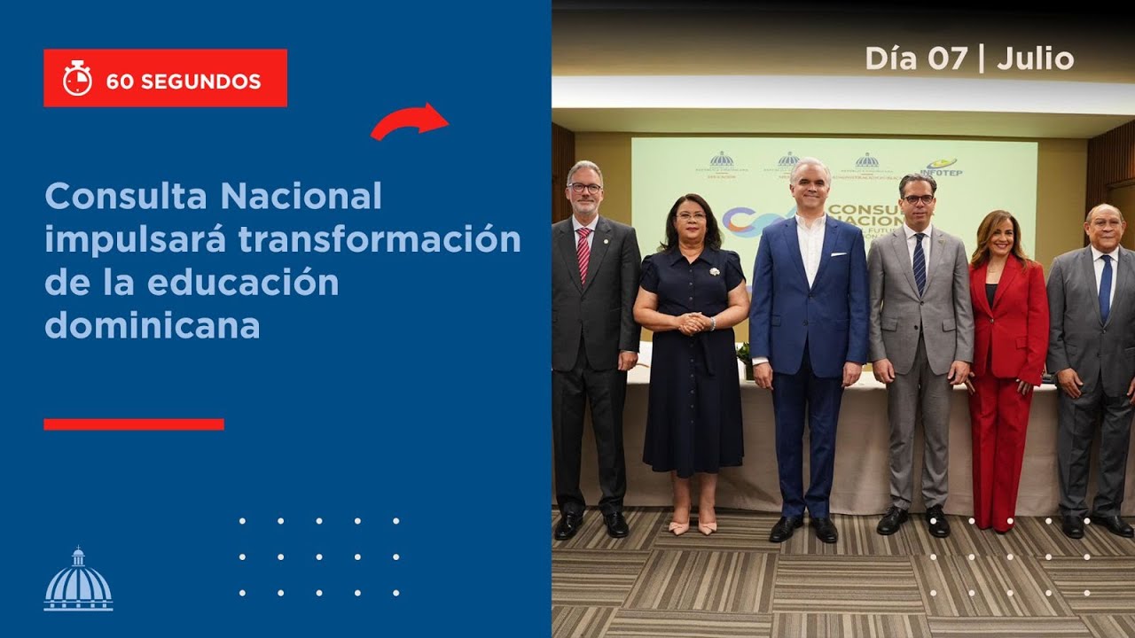 Consulta Nacional impulsará transformación de la educación dominicana