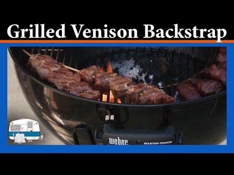 Grilled venison backstrap