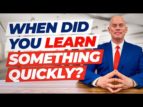 Tell Me About A Time You Had To Learn Something Quickly! (Behavioural Interview Question & Answer!)