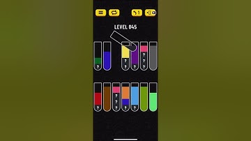 Water sort Puzzle level 845