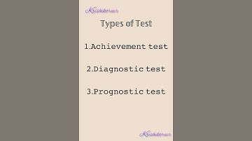 Types of test/Assessment for learning/B.Ed I year #tnteu #2ndsemester #Assessmentforlearning
