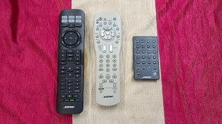 Bose audio video universal remote music system
