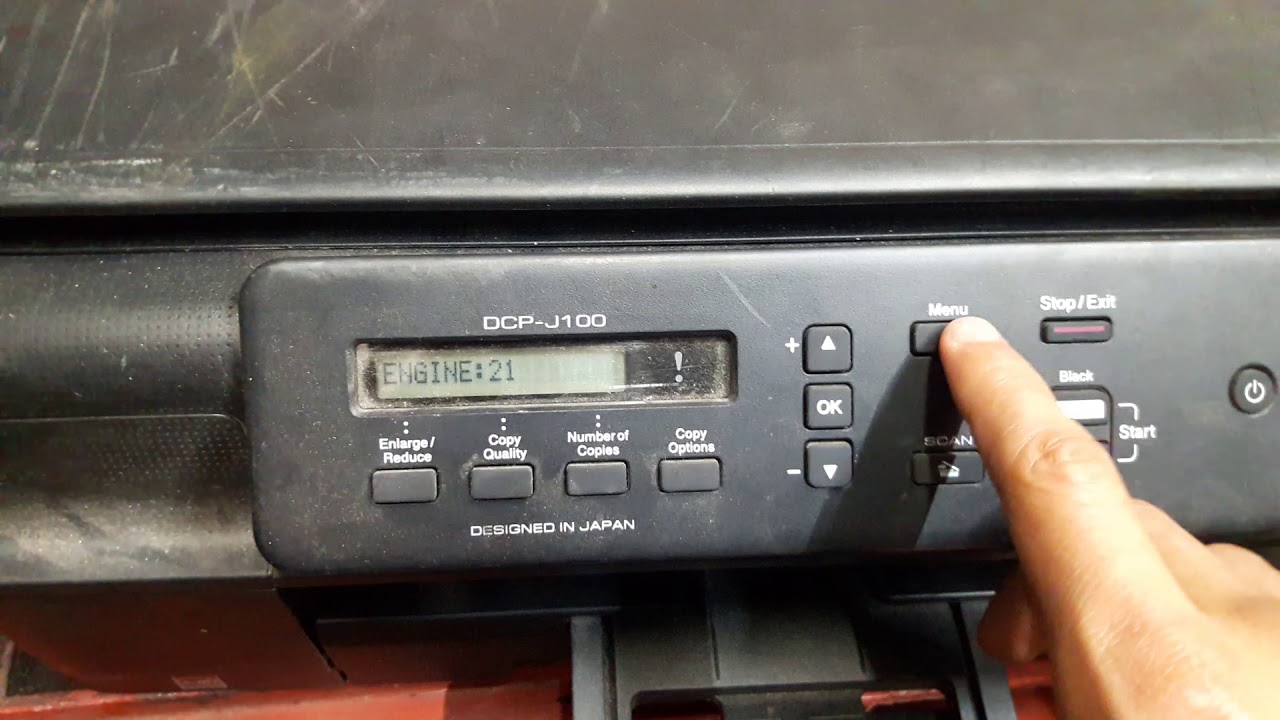 Como resolver absorbedor de tinta lleno impresora brother DPC-j100 - YouTube