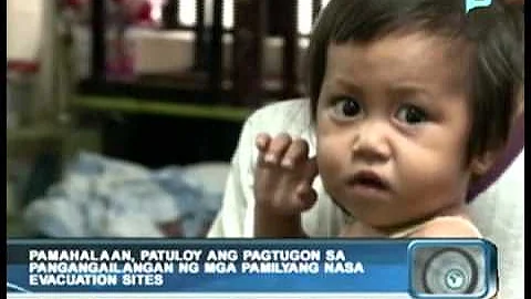 Pamahalaan, patuloy ang pagtugon sa pangangailangan ng mga pamilyang nasa 'evacuation sites'