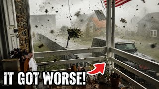 Raw footage, local storm wreaks havoc on the farm