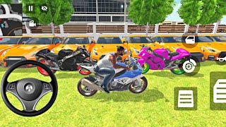 Franklin’s MEGA RAMP Stunt 😱 Lamborghini vs Ninja H2R 🔥 | Indian Theft Auto screenshot 4