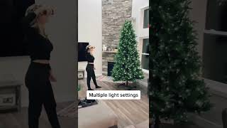 🎄2023 Christmas Hot Sale-🎁Magical Remote Control Retractable Christmas Tree🎄