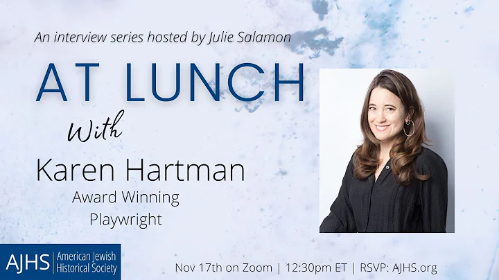 At Lunch with Karen Hartman