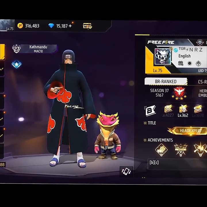 Itachi Uchiha In Free Fire 🔥 #anime #freefire #itachi #freefireshorts # ...