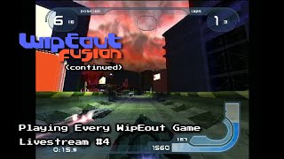 Playing Every WipEout Game on Stream (Part 4 - WipEout Fusion) - 22nd April 2024