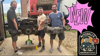 We really did hit scrap yard gold ! Vw bus engine removal! 