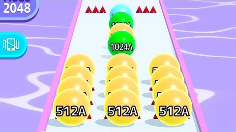 Ball Run 2048 Gameplay Walkthrough Part 7 ( Android iOS)