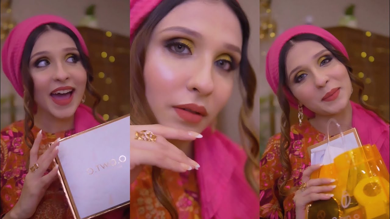 Hunaina rasool Christmas 🎄 makeup tutorial #hunainarasool #christmas ...