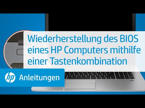 Wiederherstellung des BIOS eines HP Computers mithilfe einer Tastenkombination | @HPSupport