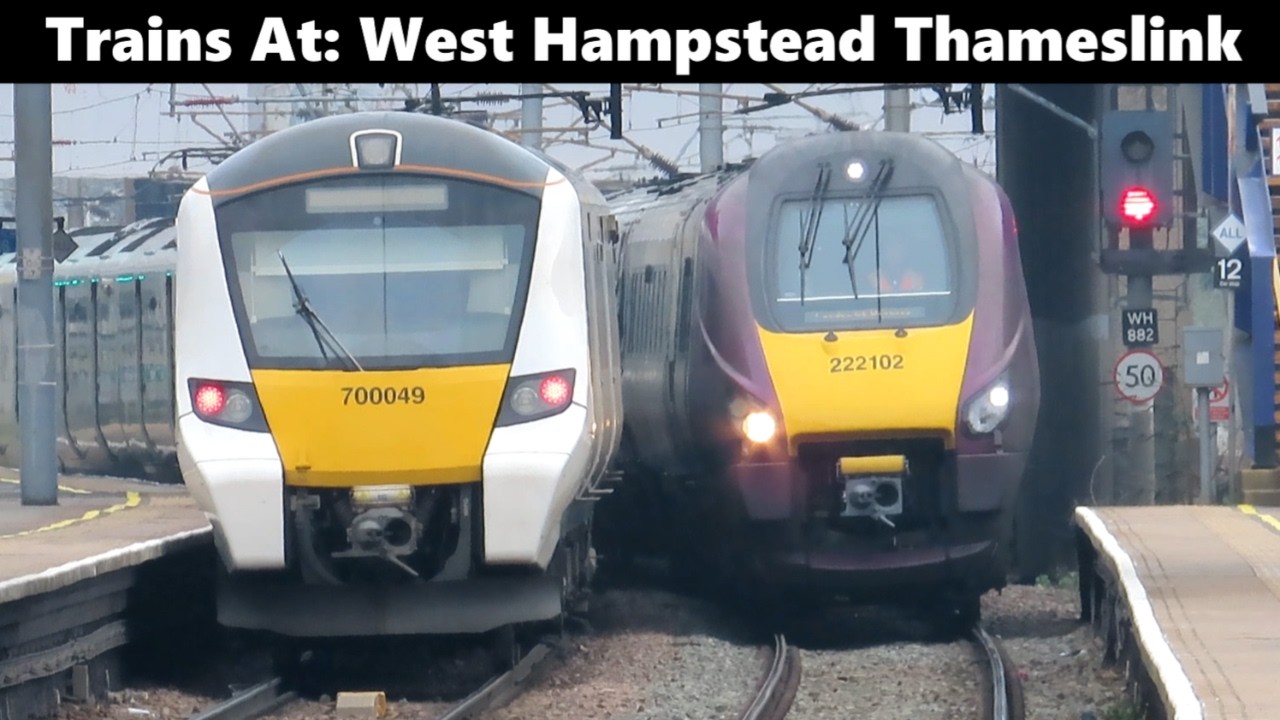 Trains At: West Hampstead Thameslink (Inc Class 810s, LEGEND Drivers ...