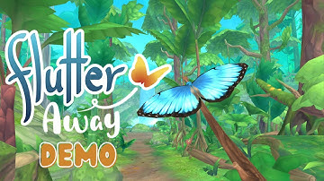 The MOST RELAXING game you NEED to play! 🦋 | Flutter Away Demo playthrough 🔍🍄 ⛺