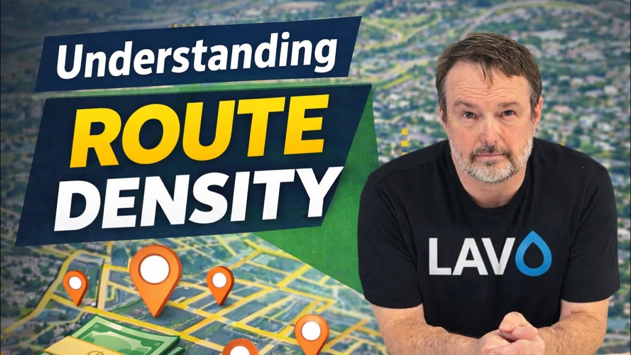 CRM-система LAVO Pressure Washing. Понимание плотности маршрутов.