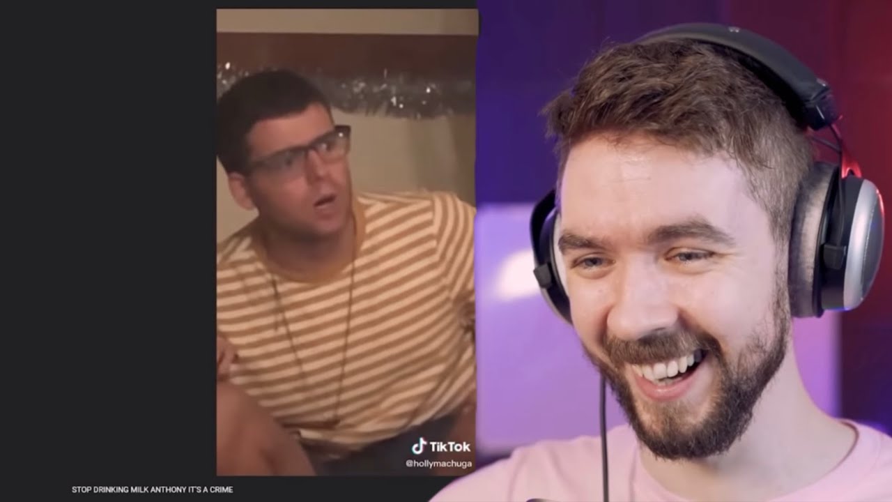 Jacksepticeye Reacts To The Funniest TikTok About Drinking Milk YouTube