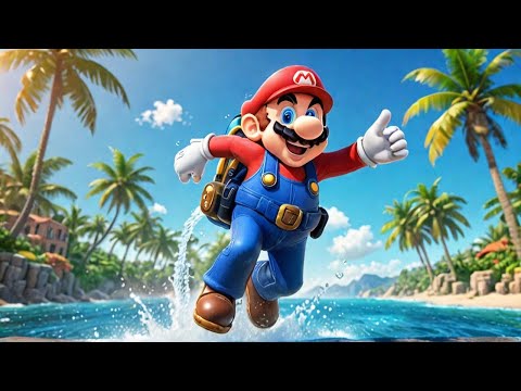 Letu0027s Play [RUS] Super Mario Sunshine Часть 1 - Отпуск и Работа