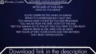 Download Lagu Justin bieber What do you mean Lyrics MP3