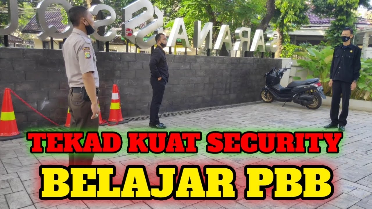 TEKAD YANG KUAT SEORANG SECURITY BELAJAR PBB