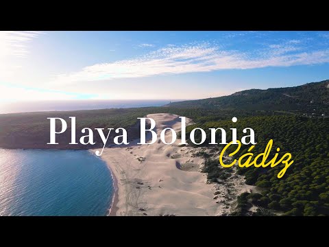 Playa Bolonia (Cádiz) en un minuto, 4K