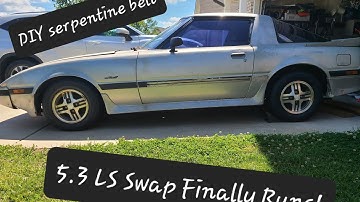 Drifting Dad Performance LS Swapped FB RX7 Part 5:  It runs!!