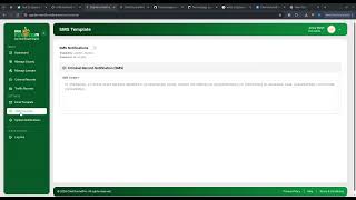 SMS Template Module – Client Panel | Edit SMS Content, Predefined Variables &amp; Auto SMS Toggle
