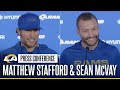 Matthew Stafford &amp; Sean McVay On Week 18 Mindsets, Tyler Higbee's Return &amp; Receiver Friendly QBs