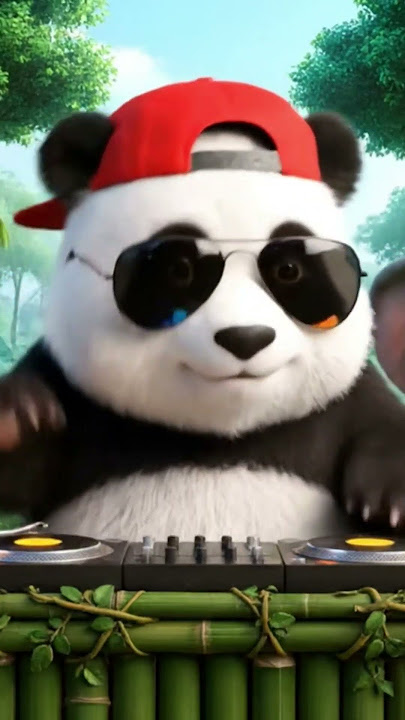 Panda DJ Jungle Party 🐼🎶|3DCartoon Shorts 🐼