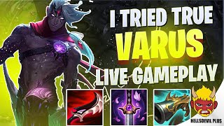 I Tried True Damage Varus Ft. @BrokenSupport  Wild Rift HellsDevil Plus Gameplay