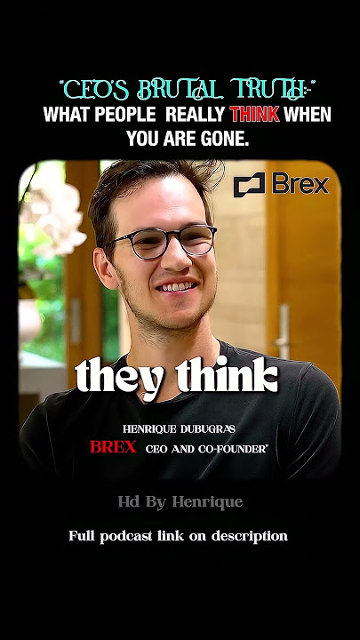 Download lagu CEO's Brutal Truth: What People Really Think When You're Gone 😰 @HDinHDPodcast